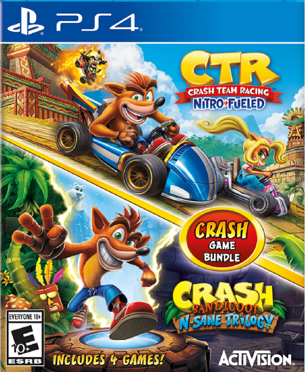 Crash Bandicoot Bundle N Sane Trilogy + Crash Team Racing Nitro-Fueled