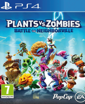 Portada del juego Plants vs. Zombies: La Batalla de Neighborville para PlayStation 4