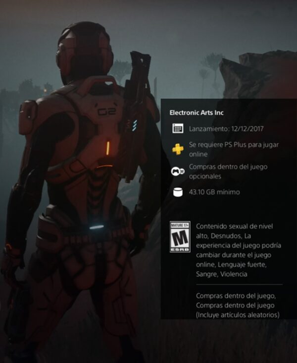 Mass Effect Andromeda Standard Recruit Edition (textos en español) - Image 2