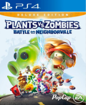 Portada del juego Plants vs. Zombies: La Batalla de Neighborville Edición Deluxe para PlayStation 4