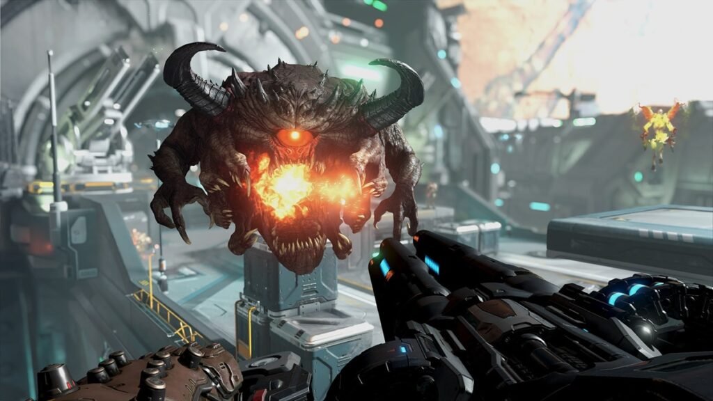 DOOM Eternal para PlayStation 5, shooter en primera persona.