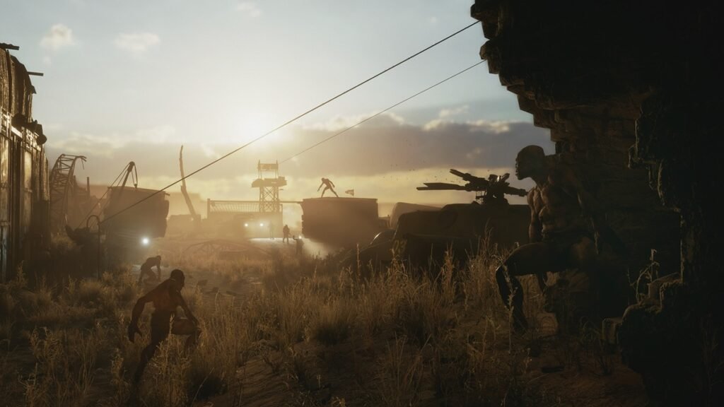 Combate contra criaturas mutantes en Metro Exodus, juego de disparos y supervivencia para PlayStation.