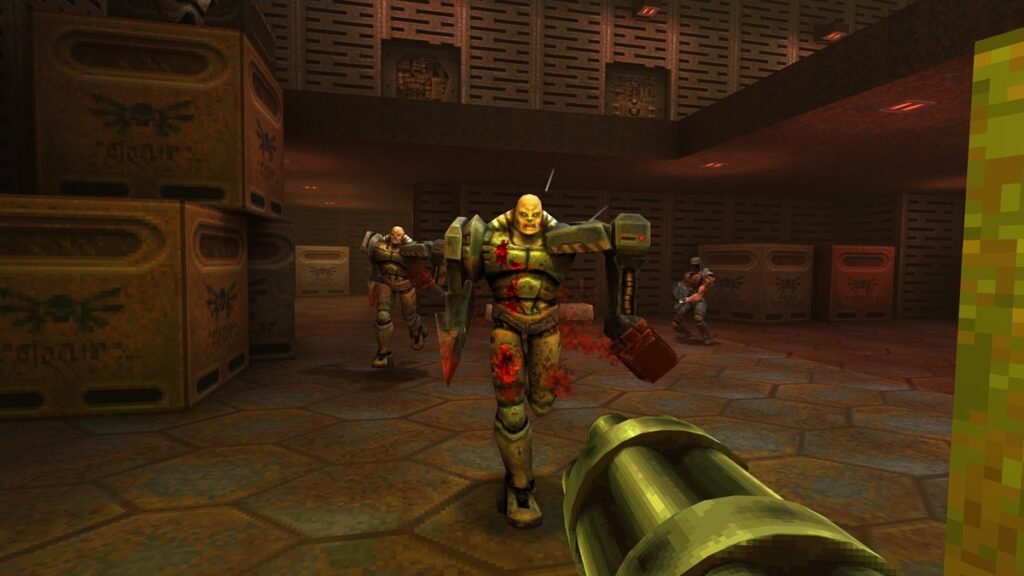 Quake II PS5 con combates en primera persona contra alienígenas Strogg