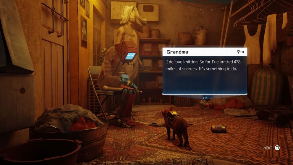 Stray PlayStation 5 gameplay de exploración, plataformas y aventura en una ciudad abandonada.
