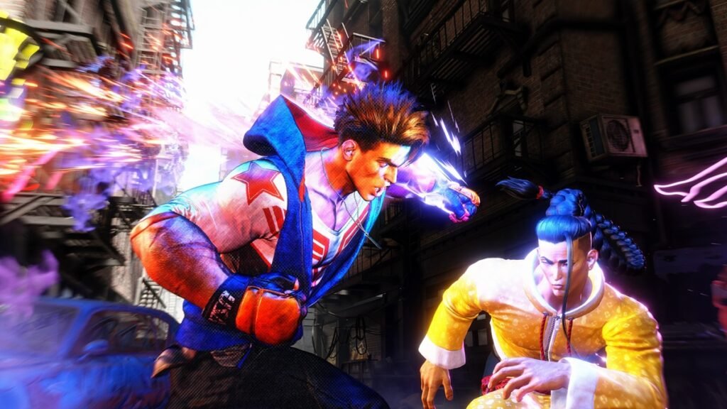 Street Fighter 6 para PS5 en modo multijugador competitivo online.