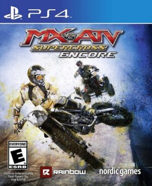 MX vs. ATV Supercross Encore para PS4 – Juego de carreras de motocross y ATV con múltiples modos y pistas