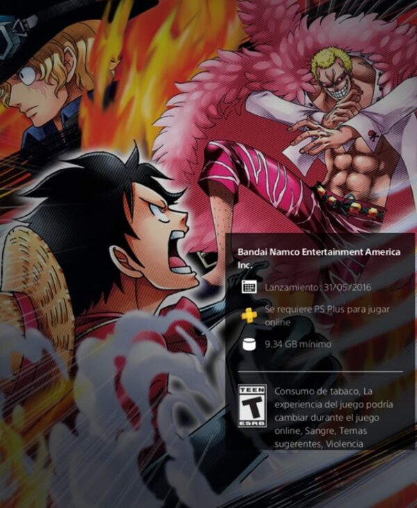 One Piece Burning Blood (textos en español) - Image 2