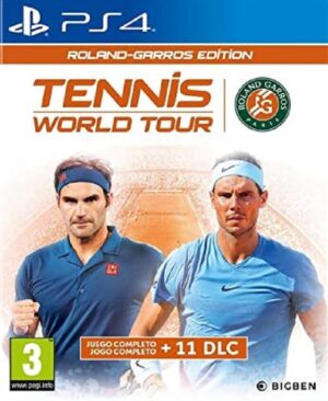 Tennis World Tour: Roland-Garros Edition para PS4 – Juego de tenis con estadios y jugadores legendarios