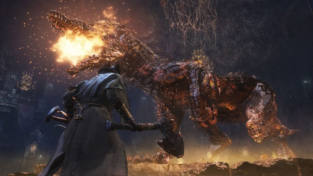 Bloodborne Yharnam ciudad gótica PS4 PS5