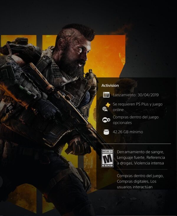 Call of Duty Black Ops 4 PS5 retro (solo inglés) - Image 2