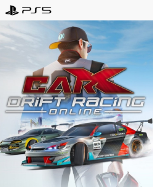 CarX Drift Racing Online PS5 retrocompatible – coche derrapando con humo