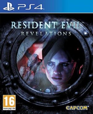 Portada de Resident Evil Revelations para PS4 y PS5 mostrando a Jill Valentine en un ambiente oscuro y amenazante.