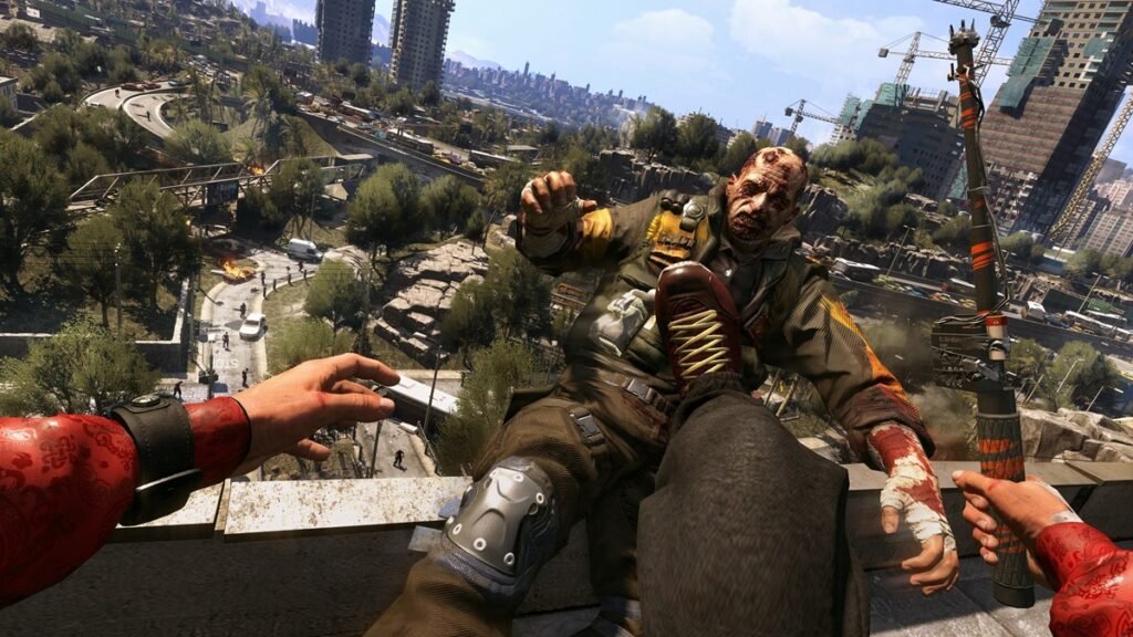Dying Light The Following Enhanced Edition para PS4, juego digital de zombis y supervivencia compatible con PS5.