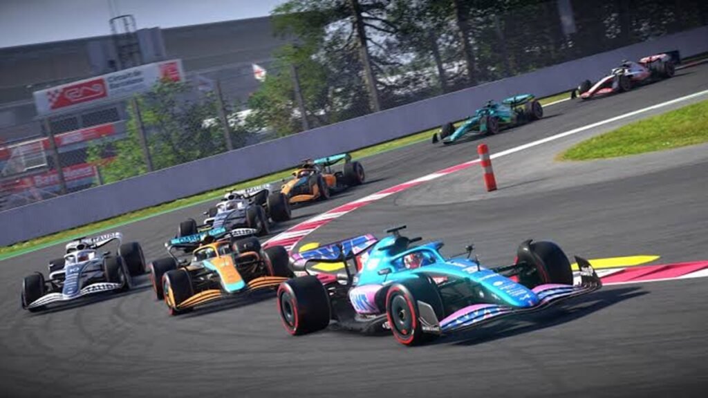 Gameplay de F1 22 en PS5 con monoplazas de Fórmula 1 en carrera