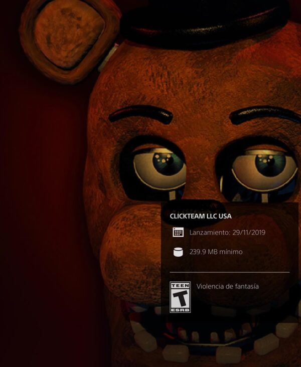 Five Nights at Freddy's 2 PS5 Retro (textos en español) - Image 2