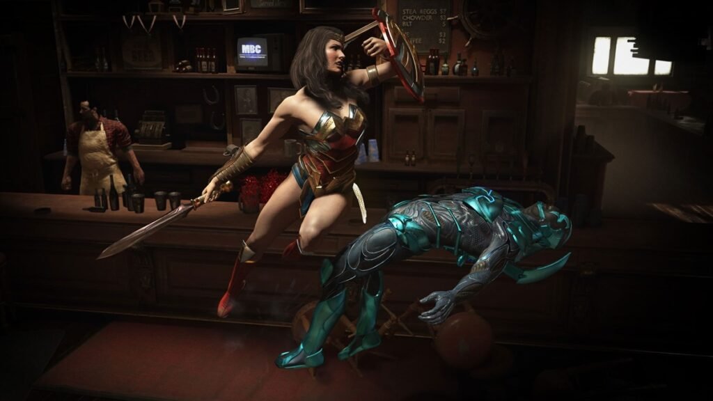 Injustice 2 PS5 gameplay de lucha