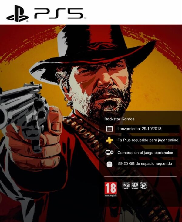 Red Dead Redemption 2 (textos en español) PS5 Retro - Image 2