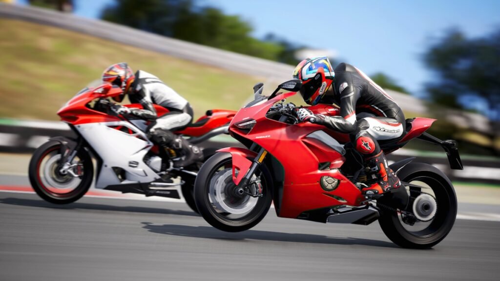 Portada de RIDE 4 para PlayStation 5, simulador de carreras de motocicletas