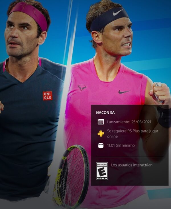 Tennis World Tour 2 PS5 Retro (textos en español) - Image 2