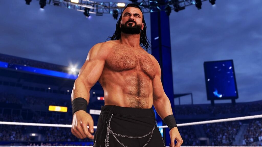 Combates de lucha libre y acción en WWE 2K24 PS5