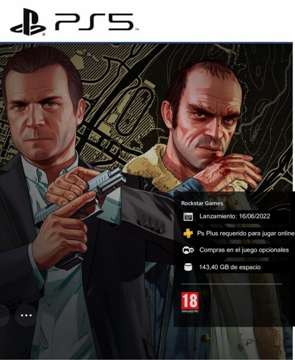 GTA V PS5 (textos en español) - Image 2