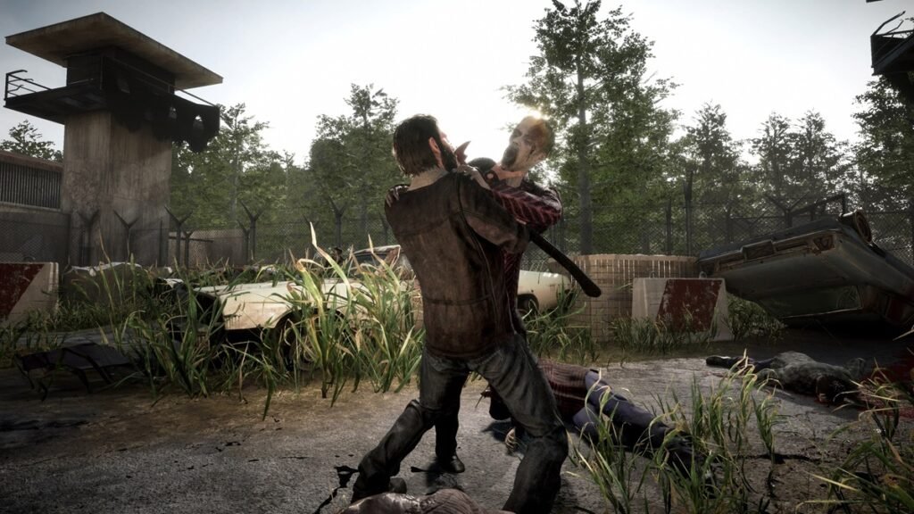Personajes de The Walking Dead en el videojuego Destinies para PS5.