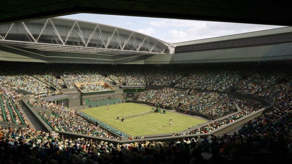 Partido de tenis en TopSpin 2K25 para PlayStation 5