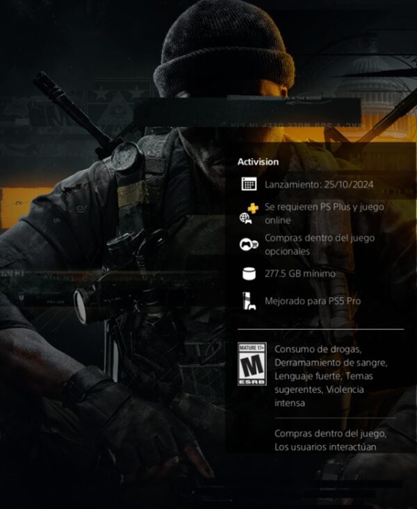 Call of Duty Black Ops 6 PS5 (latino) - Image 2