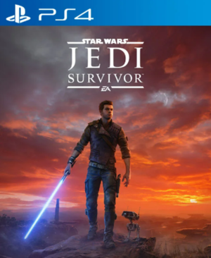 Star Wars Jedi: Survivor para PS4 y PS5 – Cal Kestis empuñando su sable láser.