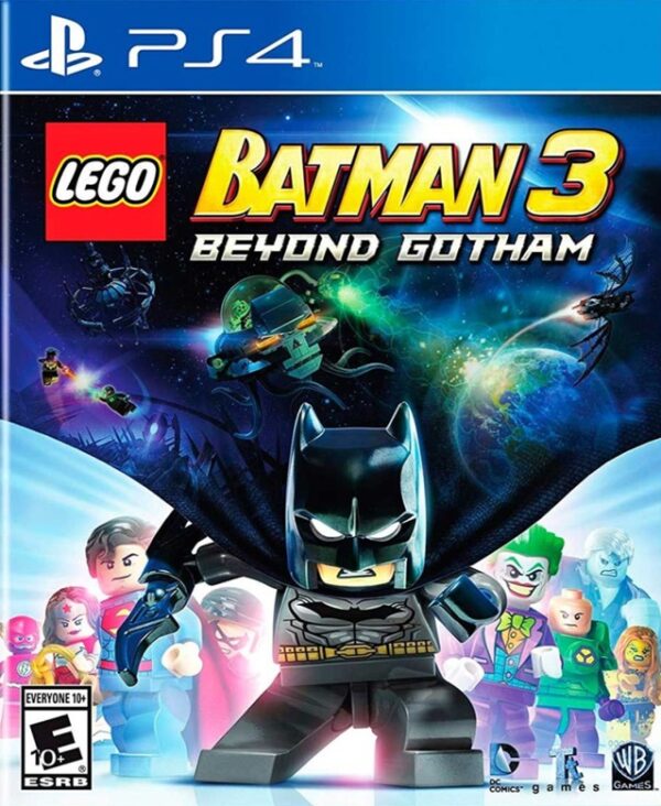 LEGO Batman 3 Beyond Gotham para PS4 y PS5 – aventura de acción con superhéroes y puzzles en un mundo LEGO.