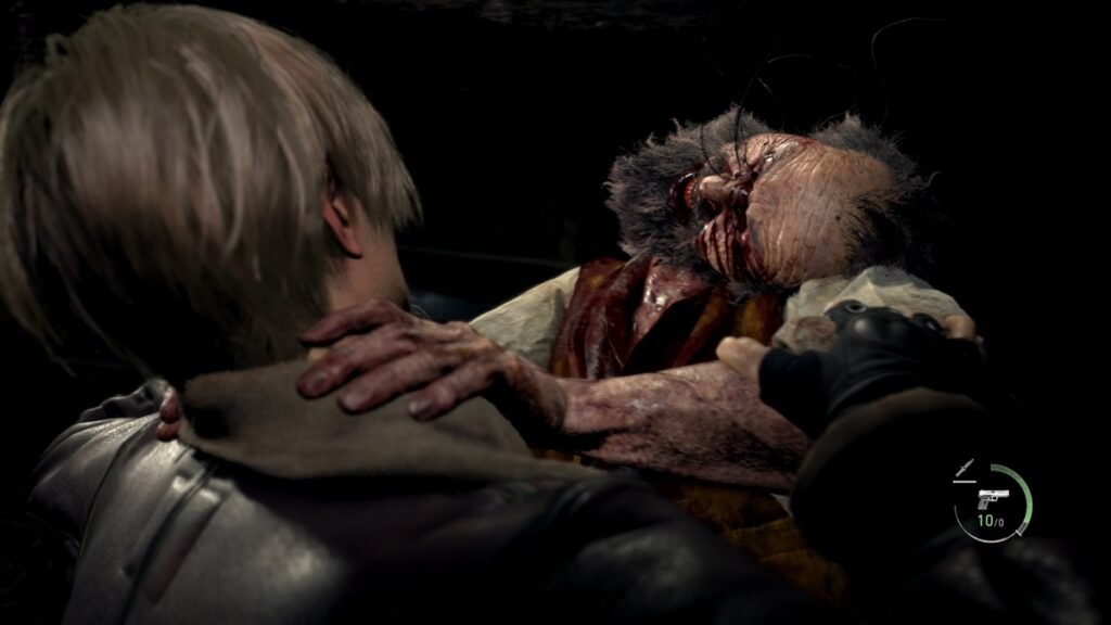 Ashley Graham en Resident Evil 4 Remake durante la misión de rescate.