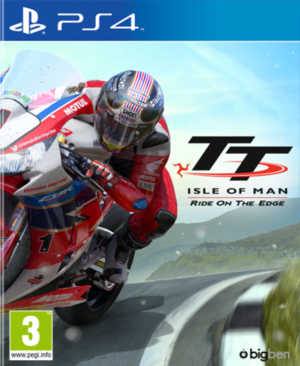 Portada del juego TT Isle of Man: Ride on the Edge para PS4.