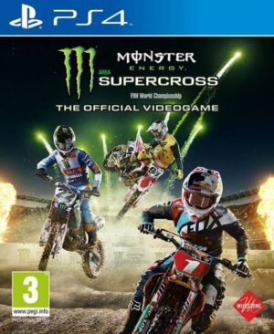 Monster Energy Supercross – The Official Videogame para PS4, el juego oficial del campeonato de supercross.
