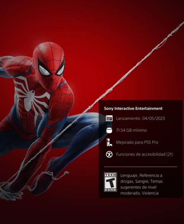 Marvel Spiderman Remastered PS5 (latino) - Image 2