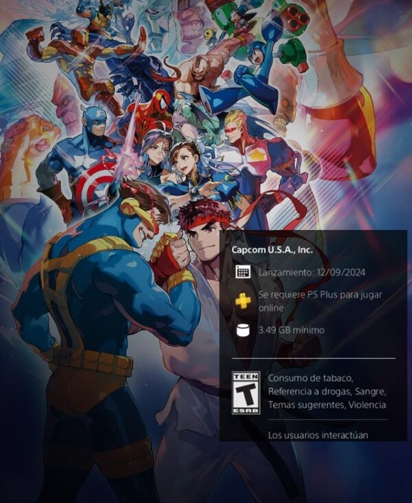 Marvel vs. Capcom Fighting Collection Arcade Classics (textos en español) - Image 2