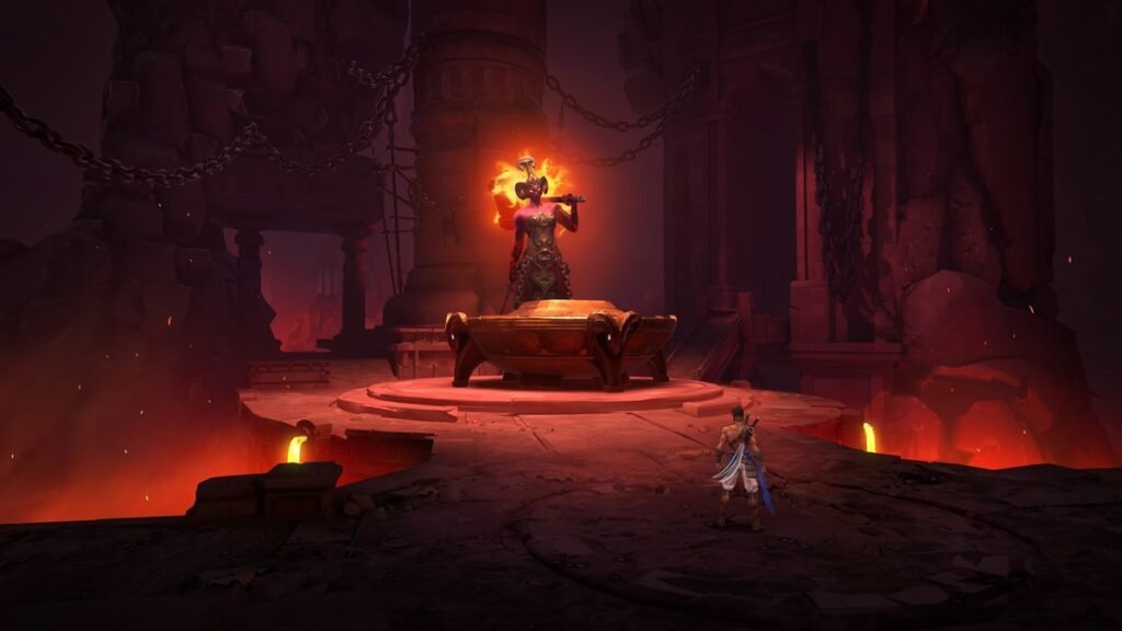 Prince of Persia The Lost Crown para PlayStation 5, exploración de escenarios y plataformas del Monte Qaf