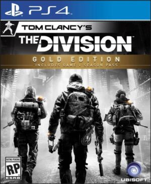 Portada de Tom Clancy's The Division Gold Edition para PS4 y PS5 mostrando agentes en un Nueva York postapocalíptico