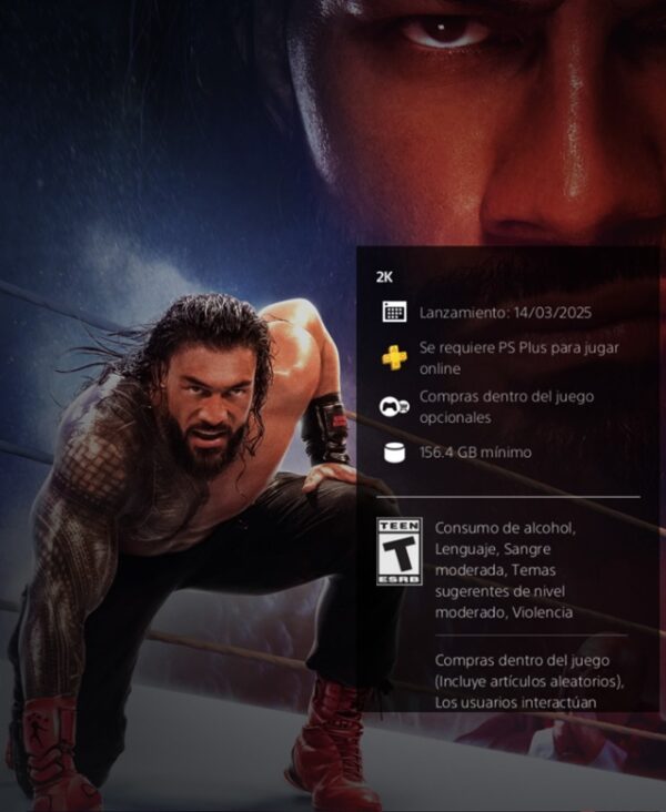 WWE 2K25 PS5 (textos en español) - Image 2