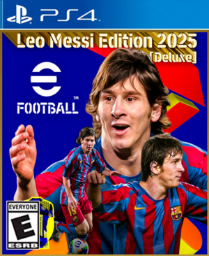 Portada de eFootball™: Leo Messi Edition 2025 mostrando a Lionel Messi en acción