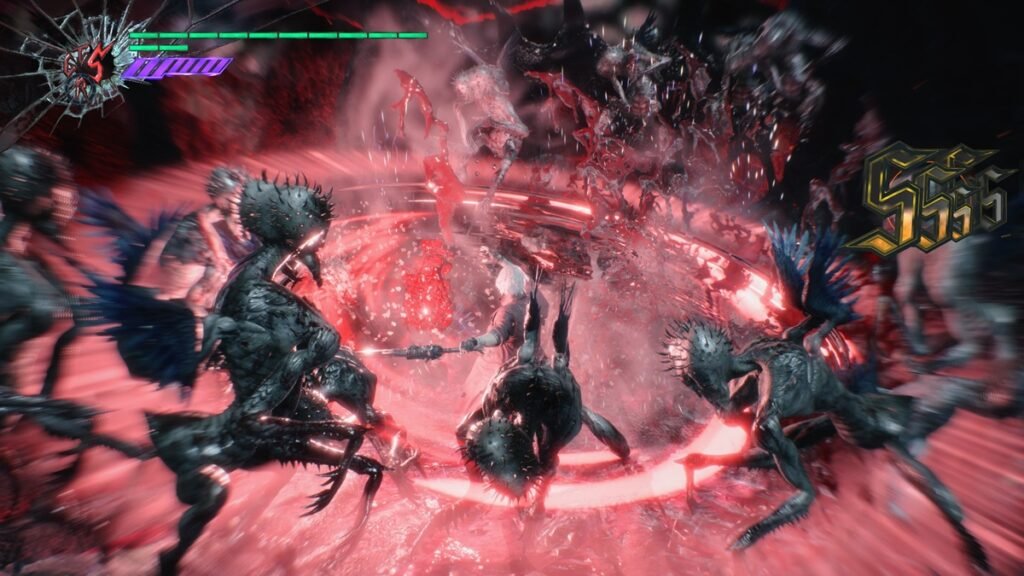 Devil May Cry 5 Special Edition PS5 enfrentamientos contra demonios