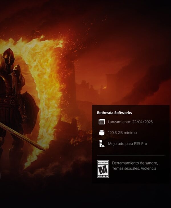 The Elder Scrolls IV Oblivion Remastered PS5 (textos en español) - Image 2