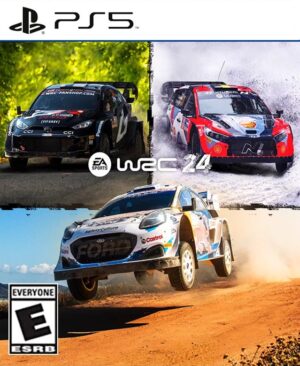 Portada oficial del videojuego EA Sports WRC 24 para PlayStation 5.