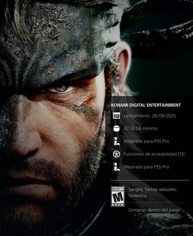Metal Gear Solid Δ Snake Eater PS5 (textos en español) - Image 2