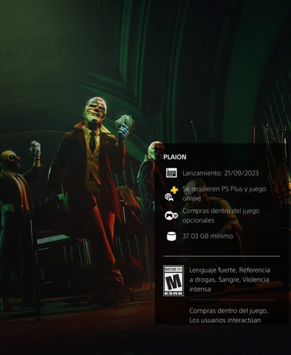 Payday 3 PS5 (textos en español) - Image 2