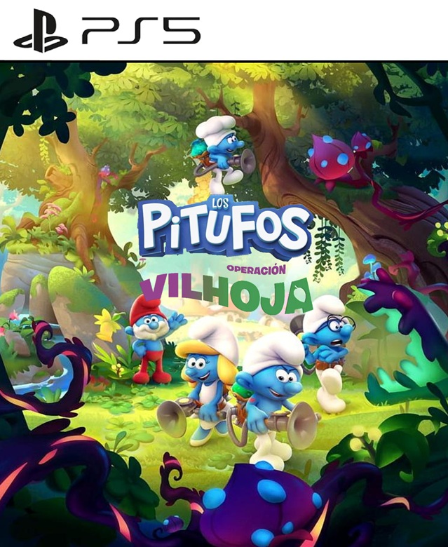 Portada oficial de Los Pitufos Operación Vilhojas PS5
