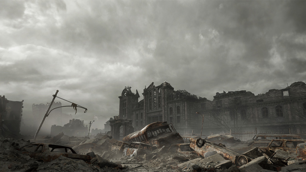 Raccoon City destruida