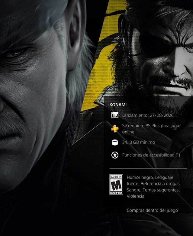 Metal Gear Solid: Master Collection Vol. 2 PS5 (textos en español) - Imagen 2