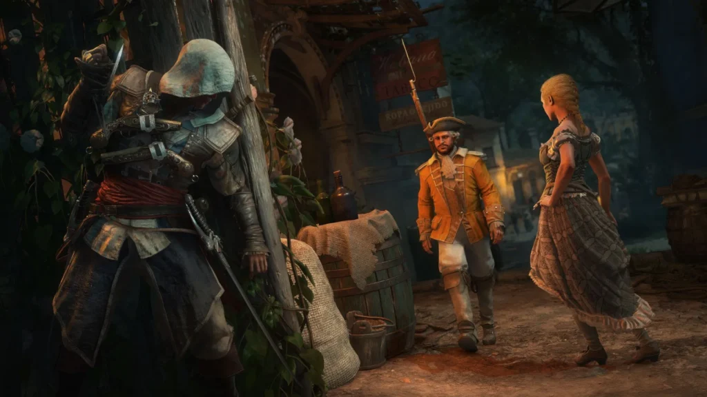 Assassin's Creed Black Flag Resynced combate naval PS5