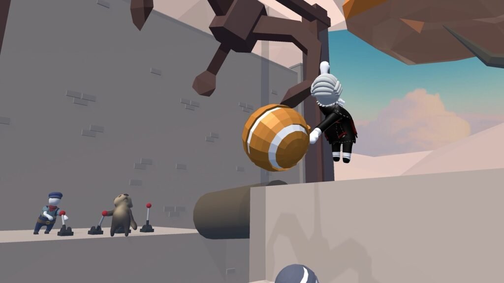 Human Fall Flat PS5 gameplay de puzzles
