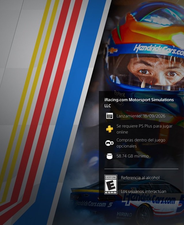 iRacing Studios NASCAR 26 PS5 (solo inglés) - Imagen 2